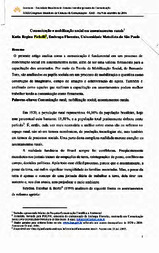 Thumbnail de Comunicação e mobilização social em assentamentos rurais.