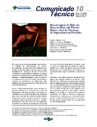 Thumbnail de Amostragem de solo em área de soja sob plantio direto: uso de técnicas de agricultura de precisão.