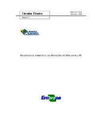 Thumbnail de Diagnóstico ambiental do Município de Mirandiba, PE.