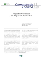 Thumbnail de Aspectos climáticos da região de Prado - BA.