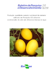 Thumbnail de Produção, qualidade e estado nutricional de meloeiro cultivado em Paraipaba-CE utilizando condicionador de solo sob diferentes lâminas de água.