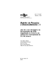 Thumbnail de Uso do lodo de esgoto na revegetação de área degradada do entorno do Aeroporto Internacional do Rio de Janeiro.