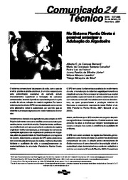 Thumbnail de No sistema plantio direto é possível antecipar a adubação do algodoeiro.