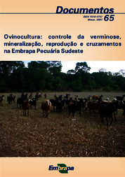 Thumbnail de Ovinocultura: controle da verminose, mineralização, reprodução e cruzamentos na Embrapa Pecuária Sudeste.