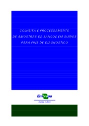Thumbnail de Colheita e processamento de amostras de sangue em suínos para fins de diagnóstico.