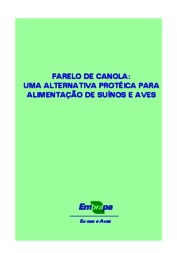 Thumbnail de Farelo de canola: uma alternativa protéica para alimentação de suínos e aves.