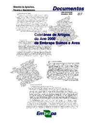 Thumbnail de Coletânea de artigos do ano 2000 da Embrapa Suínos e Aves.