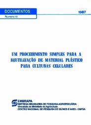 Thumbnail de Um procedimento simples para a reutilização de material plástico para culturas celulares.