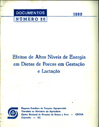 Thumbnail de Efeitos de altos níveis de energia em dietas de porcas em gestação e lactação.