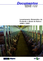 Thumbnail de Levantamento sistemático da produção e abate de suínos: 2006 e 2007.