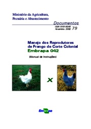 Thumbnail de Manual de manejo de matrizes Embrapa 042.