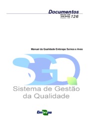 Thumbnail de Manual da qualidade Embrapa Suínos e Aves.