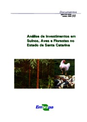 Thumbnail de Análise de investimentos em suínos, aves e florestas no estado de Santa Catarina.