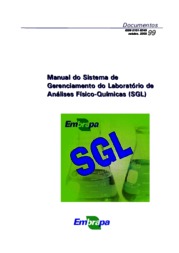 Thumbnail de Manual do Sistema de Gerenciamento do Laboratório de Análises Físico-Químicas (SGL).