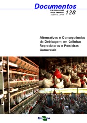 Thumbnail de Alternativas e consequências da debicagem em galinhas reprodutoras e poedeiras comerciais.