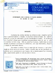 Thumbnail de Recomendações para o controle de plantas daninhas na cultura da soja.