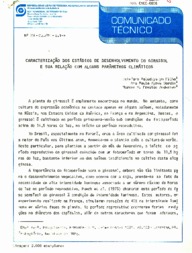 Thumbnail de Caracterização dos estádios de desenvolvimento do girassol e sua relação com alguns parâmetros climáticos.