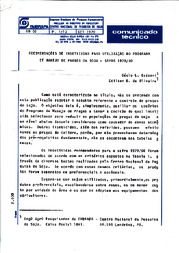 Thumbnail de Recomendações de inseticidas para utilização no Programa de Manejo de Pragas da Soja safra 1979/80.