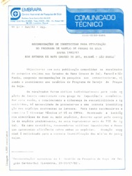 Thumbnail de Recomendações de inseticidas para utilização no Programa de Manejo de Pragas da Soja safra 1982/83 nos Estados de Mato Grosso do Sul, Paraná e São Paulo.