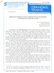 Thumbnail de Remoção de torrões de lotes de sementes de soja para prevenir a disseminação do nematoide de cisto.