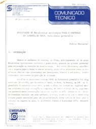 Thumbnail de Utilização de Baculovirus anticarsia para o controle da lagarta da soja, Anticarsia gemmatalis.
