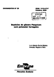 Thumbnail de Espécies do gênero Paspalum com potencial forrageiro.