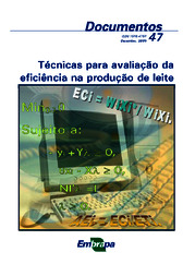 Thumbnail de Técnicas para avaliação da eficiência na produção de leite.