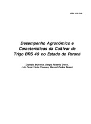 Thumbnail de Desempenho agronômico e características da cultivar de trigo BRS 49 no Estado do Paraná.