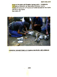 Thumbnail de Contenção mecânica e farmacológica de animais.
