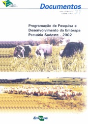 Thumbnail de Programação de pesquisa e desenvolvimento da Embrapa Pecuária Sudeste - 2002.