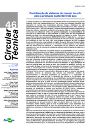 Thumbnail de Contribuição de sistemas de manejo do solo para a produção sustentável da soja.