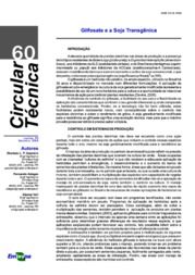 Thumbnail de Glifosate e a soja transgênica.