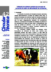 Thumbnail de Utilização da palhada residual da produção de sementes de capim na alimentação de ruminantes.