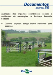 Thumbnail de Avaliação dos impactos econômicos, sociais e ambientais de tecnologias da Embrapa Pecuária Sudeste. 5. Casinha tropical: abrigo móvel individual para bezerras.