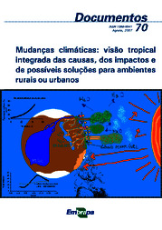 Thumbnail de Mudanças climáticas: visão tropical integrada das causas, dos impactos e de possíveis soluções para ambientes rurais ou urbanos.