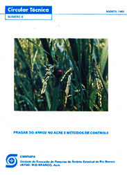 Thumbnail de Pragas do arroz no Acre e métodos de controle.