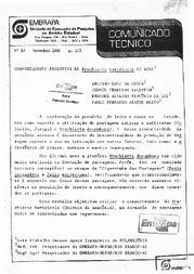 Thumbnail de Comportamento produtivo de Brachiaria humidicola no Acre.