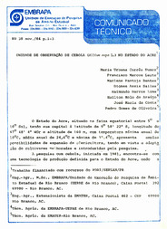 Thumbnail de Unidade de observação de cebola (Allium cepa L.) no estado do Acre.