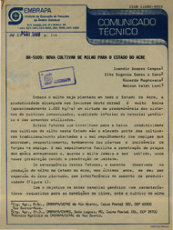 Thumbnail de BR-5109: nova cultivar de milho para o estado do Acre.