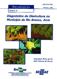 Thumbnail de Diagnóstico da olericultura no município de Rio Branco, Acre.