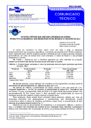 Thumbnail de Fatores críticos que afetam a eficiência da cadeia produtiva da mandioca, nos municípios de Rio Branco e Cruzeiro do Sul.