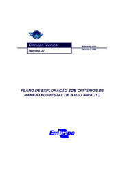 Thumbnail de Plano de exploração sob critérios de manejo florestal de baixo impacto.