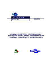 Thumbnail de Análise dos aspectos físicos, sociais e econômicos do Projeto de Reflorestamento Econômico, Consorciado e Adensado (RECA).
