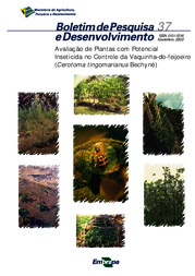 Thumbnail de Avaliação de plantas com potencial inseticida no controle da Vaquinha-do-feijoeiro (Cerotoma tingomarianus Bechyné).
