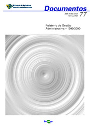 Thumbnail de Relatório de gestão administrativa - 1999/2000.