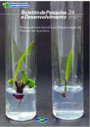 Thumbnail de Embriogênese somática e regeneração de plantas em açaizeiro.