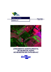 Thumbnail de Zoneamento agroflorestal de um imóvel rural no município de Capixaba-AC.
