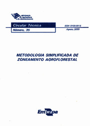 Thumbnail de Metodologia simplificada de zoneamento agroflorestal.