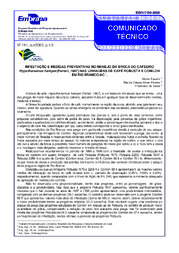 Thumbnail de Infestação e medidas preventivas no manejo da broca do cafeeiro Hypothenemus hampei (Ferrari, 1867) nas linhagens de café Robusta e Conilon em Rio Branco-AC.