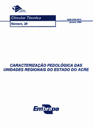 Thumbnail de Caracterização pedológica das unidades regionais do Estado do Acre.